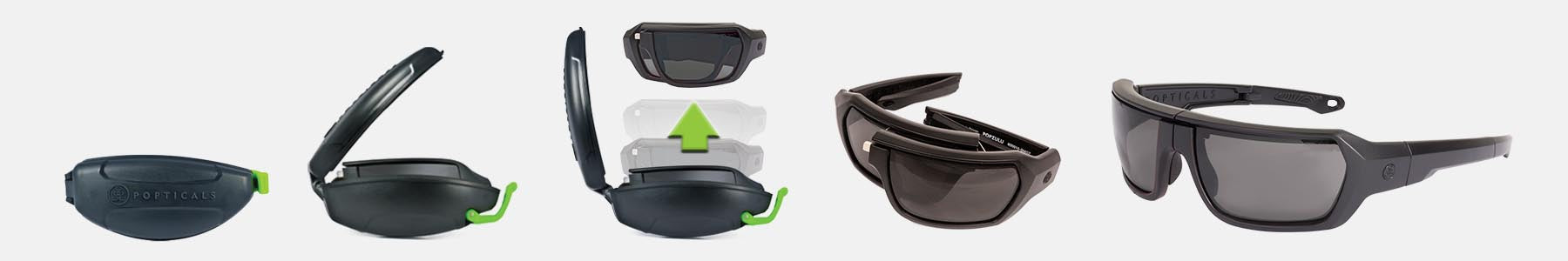 POPZULU - Ballistic Eyewear, Tactical Sunglasses and Safety glasses - True Portability without sacrificing quality