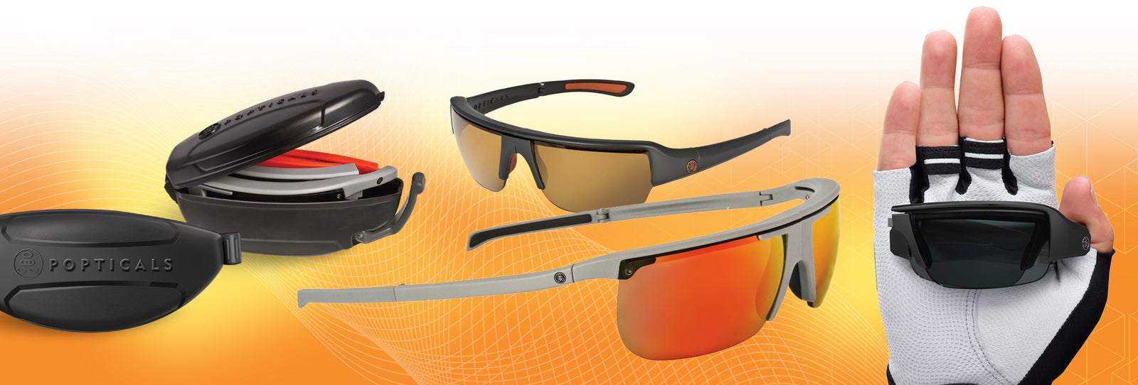 Popticals Features, NYDEF lenses by Carl Zeiss Vision,  FL2 Micro-Rail System, True Portability