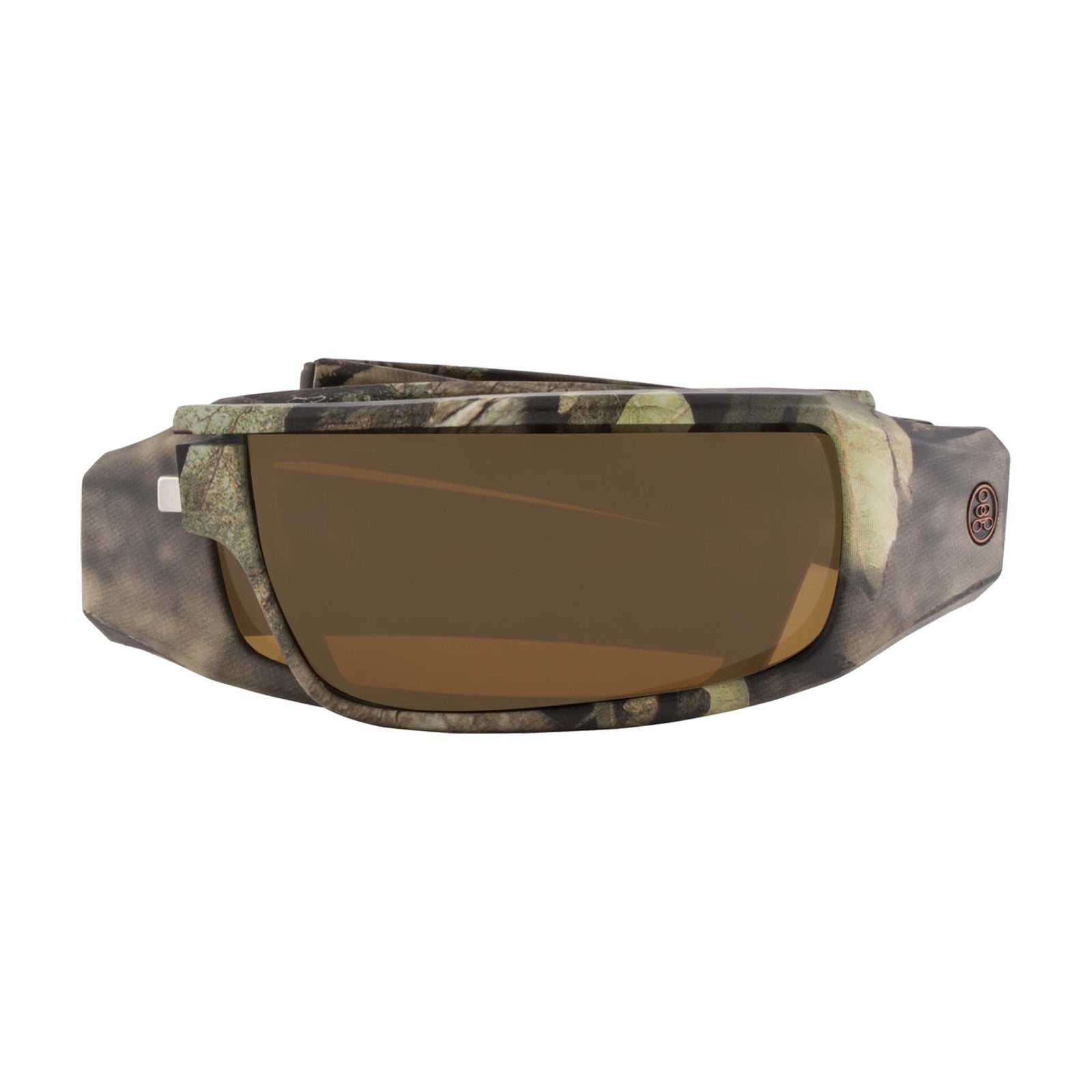 Popticals, Premium Compact Sunglasses, PopSign, 010020-MCNP, Polarized Sunglasses, Matte Mossy Oak Break-Up Frame, Brown Lenses, Compact View