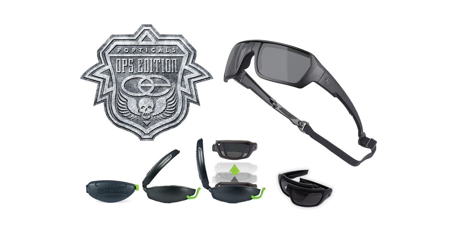 Popticals POPZULU Ballistic Glasses and Safety Eyewear
