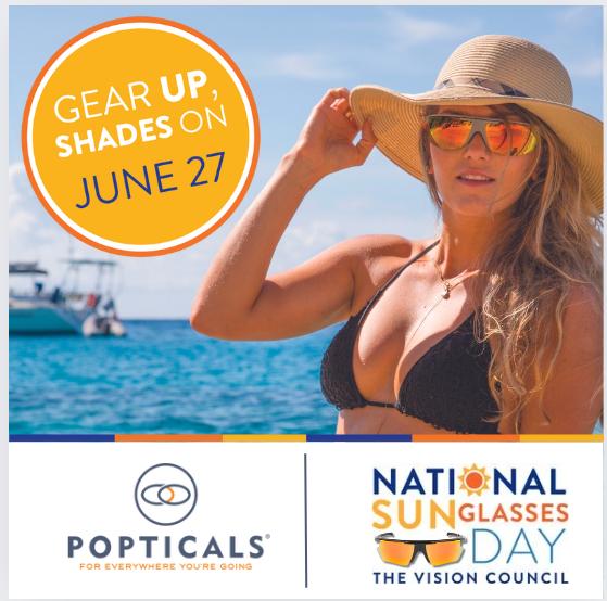 National Sunglasses Day June 2024 - Popticals