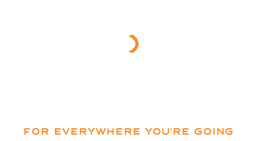 white and orange popticals logo 