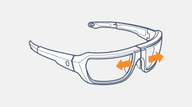 Popticals how to Open and Close Step 1