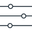 Adjustable filter settings icon