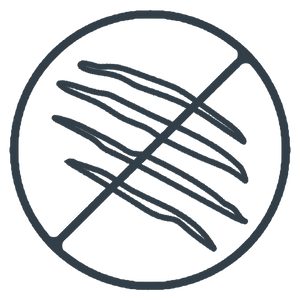 Scratch-resistant lens icon