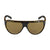 Popticals, Premium Compact Sunglasses, PopAir, 300010-CTNP, Polarized Sunglasses, Gloss Tortoise Frame, Brown Lenses, Front Tilt View