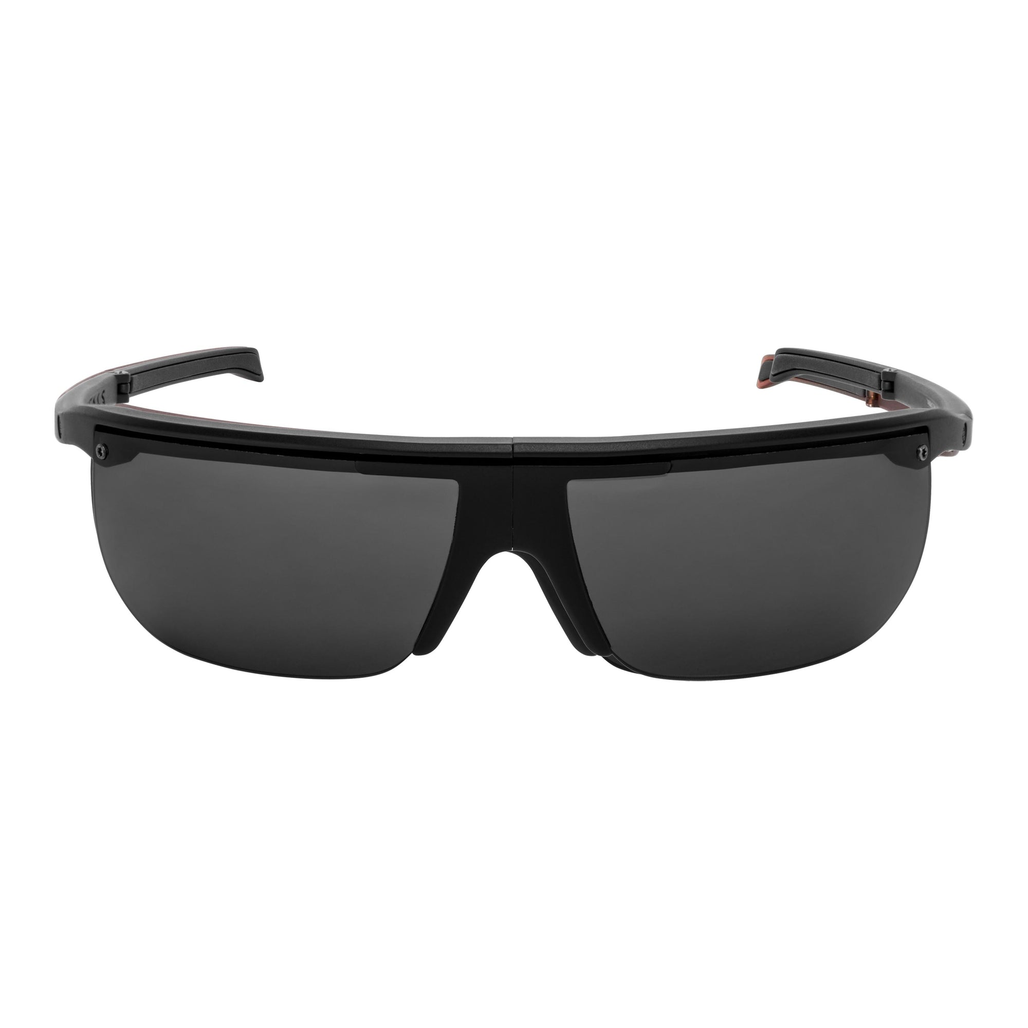 Popticals, Premium Compact Sunglasses, PopArt, 010030-BMGS, Standard Sunglasses, Matte Black Frame, Gray Lenses, Glam View