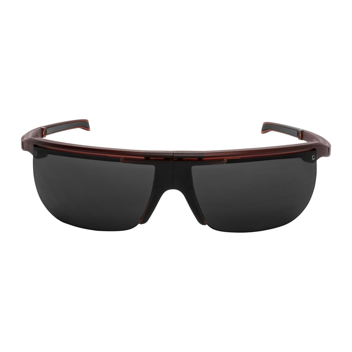Popticals, Premium Compact Sunglasses, PopArt, 020030-WYGP, Polarized Sunglasses, Matte Wine Crystal, Gray Lenses, Front Tilt View