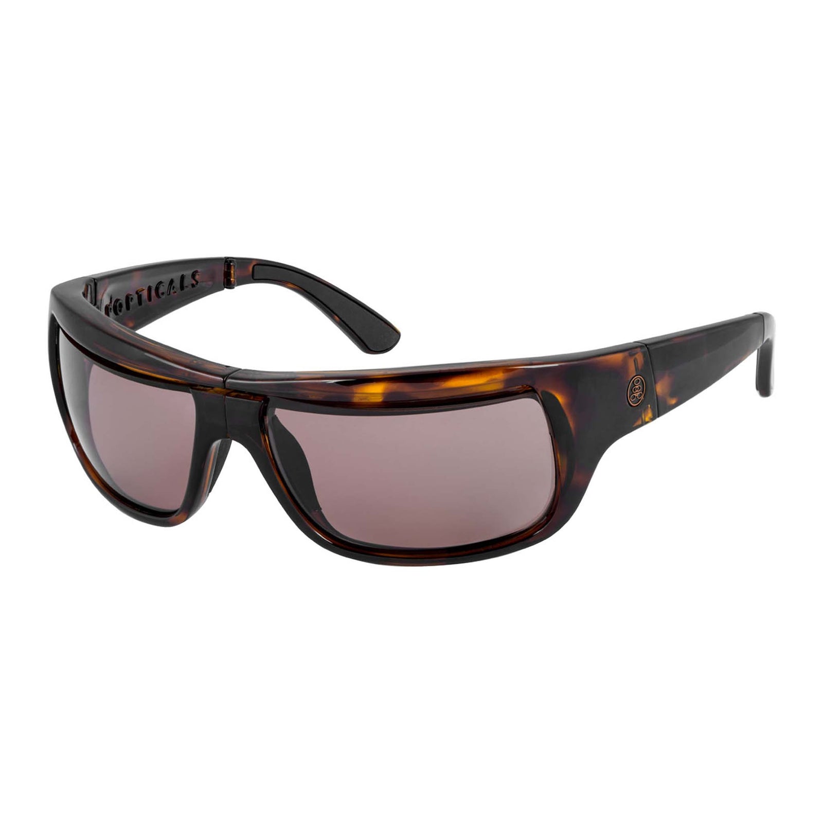 Popticals, Premium Compact Sunglasses, PopH2O, 010070-CTCP, Polarized Sunglasses, Gloss Tortoise Frame, Copper Lenses, Glam View