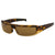 Popticals, Premium Compact Sunglasses, PopSign, 010020-BUNP, Polarized Sunglasses, Matte Tortoise/Crystal Frame, Brown Lenses, Glam View