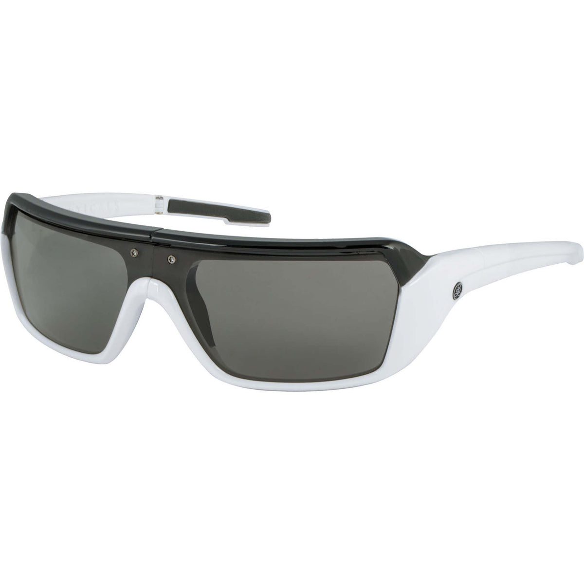 Popticals, Premium Compact Sunglasses, PopStorm, 010060-RBGP, Polarized Sunglasses, Gloss Black/Red Frame, Gray Lenses, Glam View