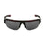 Popticals, Premium Compact Sunglasses, PopGun, 020010-WXGP, Polarized Sunglasses, Gloss Wine Crystal Frame, Gray Lenses, Front View