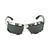 Popticals, Premium Compact Sunglasses, PopH2O, 010070-CCGP, Polarized Sunglasses, Matte White Camo Frame, Gray Lenses, Front View