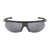 Popticals, Premium Compact Sunglasses, PopStar, 010040-BMGP, Polarized Sunglasses, Matte Black Frame, Gray Lenses, Small, Front View