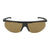 Popticals, Premium Compact Sunglasses, PopStar, 010040-BMNP, Polarized Sunglasses, Matte Black Frame, Brown Lenses, Front View