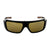 Popticals, Premium Compact Sunglasses, PopStorm, 010060-BGNP, Polarized Sunglasses, Gloss Black Frame, Brown Lenses, Front View