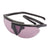 Popticals, Premium Compact Sunglasses, PopTrail, 200081-BGVS, Standard Golf Sunglasses, Gloss Black Frame, Violet Golf Lenses, Spider View