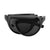 Popticals, Premium Compact Sunglasses, PopAir, 300010-BMGS, Standard Sunglasses, Matte Black Frame, Gray Lenses, Compact View