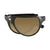 Popticals, Premium Compact Sunglasses, PopAir, 300010-CUNC, Polarized Sunglasses, Matte Tortoise Frame, Gradient Brown Lenses, Compact View