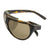 Popticals, Premium Compact Sunglasses, PopAir, 300010-CUNP, Polarized Sunglasses, Matte Tortoise Frame, Brown Lenses, Spider View