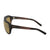 Popticals, Premium Compact Sunglasses, PopAir, 300010-DUNP, Polarized Sunglasses, Matte Driftwood Frame, Brown Lenses, Side View