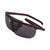 Popticals, Premium Compact Sunglasses, PopArt, 020030-WYGP, Polarized Sunglasses, Matte Wine Crystal, Gray Lenses, Glam View