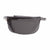 Popticals, Premium Compact Sunglasses, PopArt, 030030-SFGP, Polarized Sunglasses, Gloss Smoke/Clear Crystal, Gray Lenses, Compact View