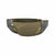 Detail of the brown lens on the POPGEAR matte black tortoise frame sunglasses