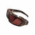Popticals, Premium Compact Sunglasses, PopGear, 050050-MCCP, Polarized Sunglasses, Matte Mossy Oak Break-Up Frame , Copper Lenses, Glam View