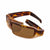 Popticals, Premium Compact Sunglasses, PopSign, 010020-BUNP, Polarized Sunglasses, Matte Tortoise/Crystal Frame, Brown Lenses, Spider View