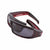 Popticals, Premium Compact Sunglasses, PopSign, 030020-LFGP, Polarized Sunglasses, Gloss Wine/Black Crystal Frame, Gray Lenses, Glam View