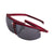 Popticals, Premium Compact Sunglasses, PopStar, 010040-BMUN, Polarized Sunglasses, Matte Black Frame, Gray Lenses w/Blue Mirror Finish, Spider View