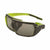 Popticals, Premium Compact Sunglasses, PopStorm, 010060-GLGP, Polarized Sunglasses, Gloss Black/Green Crystal Frame, Gray Lenses, Glam View