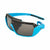 Popticals, Premium Compact Sunglasses, PopStorm, 010060-UBGP, Polarized Sunglasses, Gloss Blue/Black Frame, Gray Lenses, Spider View