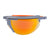 Popticals, Premium Compact Sunglasses, PopTrail, 010081-OMON, Polarized Sunglasses, Matte Gray/Orange Frame, Gray Lenses w/Orange Mirror Finish, Compact View
